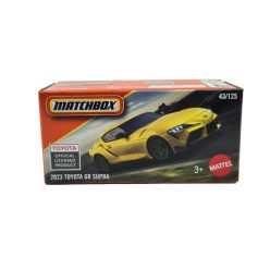   Toyota GR Supra (2023) – galben – 43/125 – Matchbox – 1:64