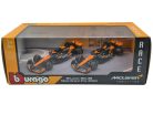 Set McLaren MCL38 F1 (2024) – #4 Lando Norris – #81 Oscar Piastri – Bburago – 1:43