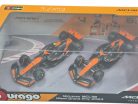 Set McLaren MCL38 F1 (2024) – #4 Lando Norris – #81 Oscar Piastri – Bburago – 1:43