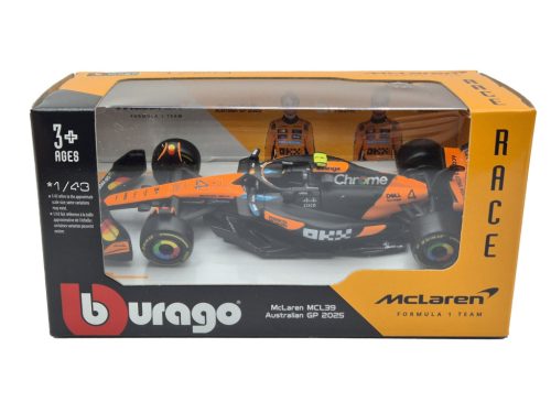 McLaren MCL39 F1 #4 (2025) – Lando Norris – Bburago – 1:43