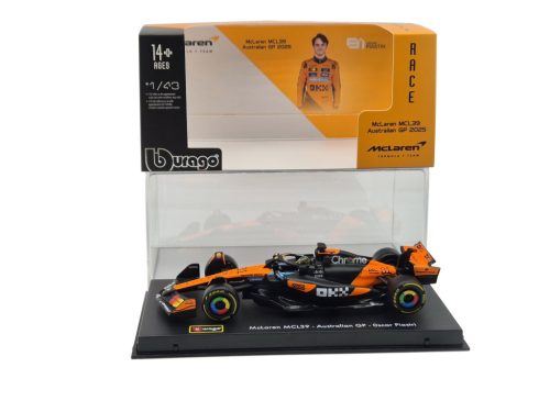 McLaren MCL39 F1 #81 (2025) – Oscar Piastri – CU PILOT – Bburago – 1:43