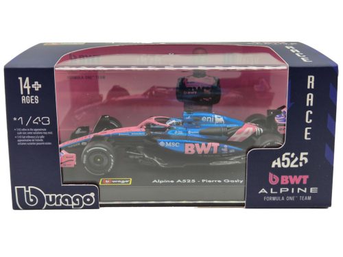 Alpine A525 F1 #10 (2025) – Pierre Gasly – CU PILOT – Bburago – 1:43