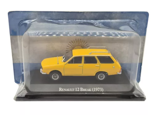 Renault R12 Break SW / Dacia (1973) – galben – Edicola – 1:43
