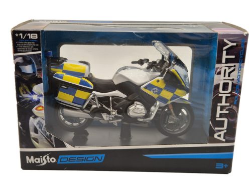 BMW R1200RT police UK - Motocicletă de poliție britanică - Maisto - 1:18