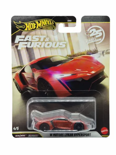 Hot Wheels Premium Fast & Furious - 4/5 - W Motors Lykan Hypersport - Hot Wheels - 1:64