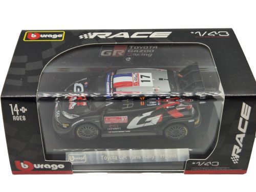 Toyota Yaris GR Rally1 – Gazoo Racing WRT (2024) – #17 – Sébastien Ogier – Vincent Landais – Bburago – 1:43 1/43 model auto