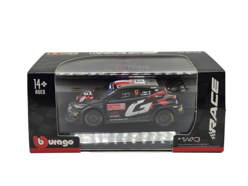 Toyota Yaris GR Rally1 – Gazoo Racing WRT (2024) – #17 – Sébastien Ogier – Vincent Landais – Bburago – 1:43 1/43 model auto