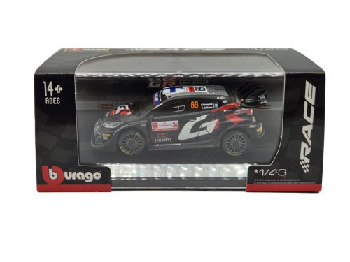 Toyota Yaris GR Rally1 – Gazoo Racing WRT (2024) – #69 – Kalle Rovanperä – Jonne Halttunen – Bburago – 1:43 1/43 model auto