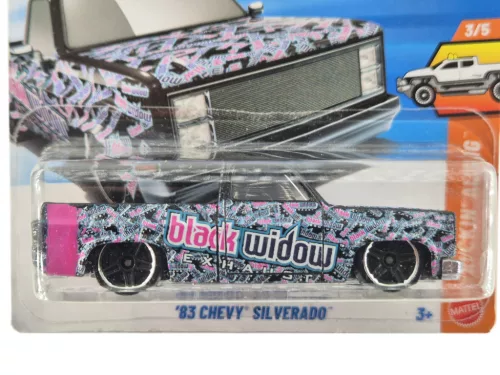 Hot Wheels ’83 Chevy Silverado - Truckin’ Along 3/5 - 42/250 - Hot Wheels - 1:64 1/64 mașinuță 