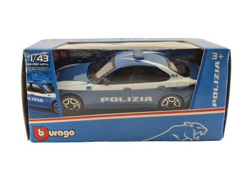 Alfa Romeo Giulia Polizia (2016) - mașină de poliție - Bburago - 1:43 1/43 mașină model auto 