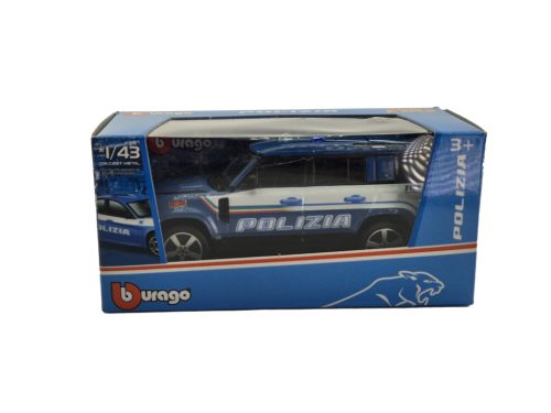 Land Rover New Defender 110 Polizia (2022) - mașină de poliție - Bburago - 1:43 1/43 mașină model auto