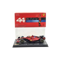   Ferrari SF-23 Team Scuderia F1 #44 (2023) - Fiorano - The First Lap - Lewis Hamilton - cu pilot - Bburago - 1:43 1/43 mașină model auto