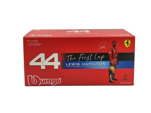 Ferrari SF-23 Team Scuderia F1 #44 (2023) - Fiorano - The First Lap - Lewis Hamilton - cu pilot - Bburago - 1:43 1/43 mașină model auto