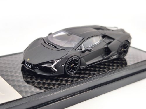 Lamborghini Revuelto Hybrid (2023) – matt negru – LCD Model – 1:64 1/64 mașinuță 