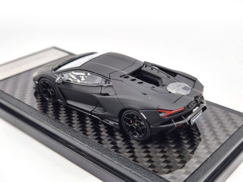 Lamborghini Revuelto Hybrid (2023) – matt negru – LCD Model – 1:64 1/64 mașinuță 
