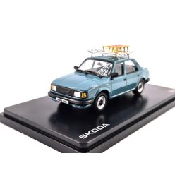   Skoda 120L (1984) - cu portbagaj de plafon și sanie - turcoaz - Abrex - model auto 1:43