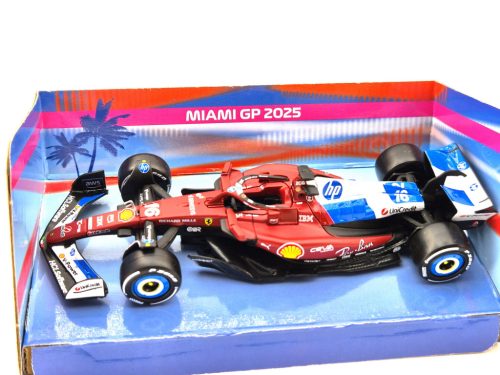 Ferrari SF-25 Team Scuderia F1 #16 (2025) - Miami GP - Charles Leclerc - Bburago - model auto 1:43