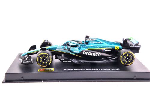 Aston Martin AMR25 F1 #18 (2025) - Lance Stroll - CU PILOT - Bburago - machetă 1:43