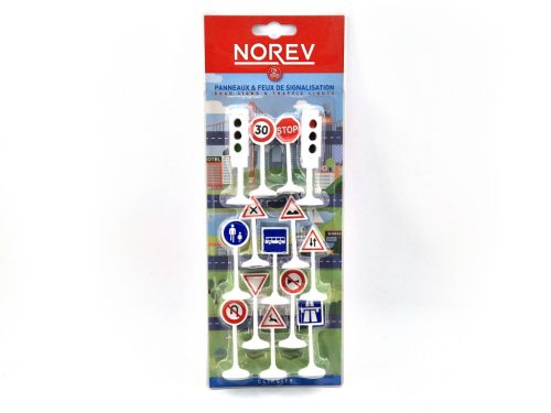 Set indicatoare rutiere - set accesorii - Norev - 1:43 