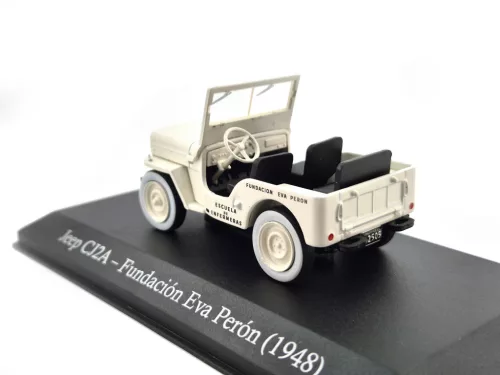 Jeep Willys CJ2A (1948) - Fundación Eva Perón - Edicola - 1:43