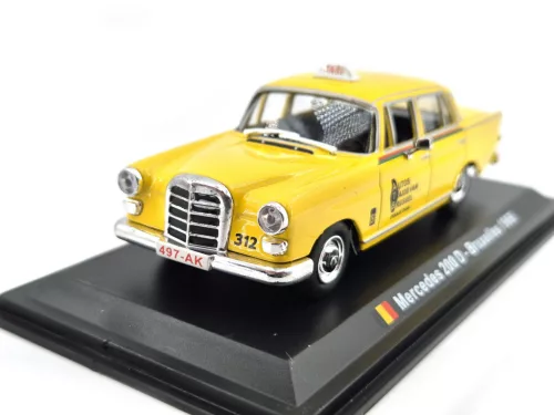 Mercedes-Benz 200 (1966) - Taxi Bruxelles - Edicola - 1:43