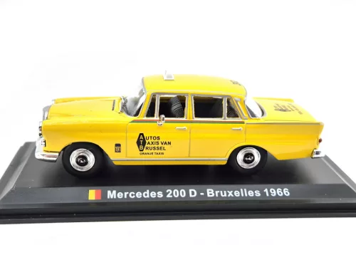 Mercedes-Benz 200 (1966) - Taxi Bruxelles - Edicola - 1:43