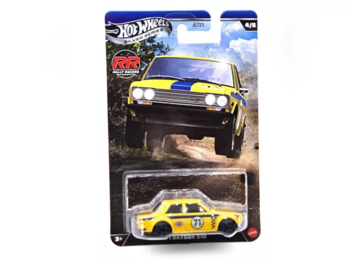 Hot Wheels Silver Series Rally Racers - Datsun 510 (1971) - Hot Wheels - mașinuță 1:64