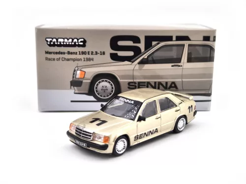 Mercedes Benz 190E 2.3 16V (1984) - #11 Ayrton Senna - Tarmac - 1:64 1/64 model mașină