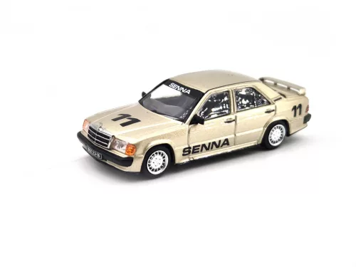 Mercedes Benz 190E 2.3 16V (1984) - #11 Ayrton Senna - Tarmac - 1:64 1/64 model mașină