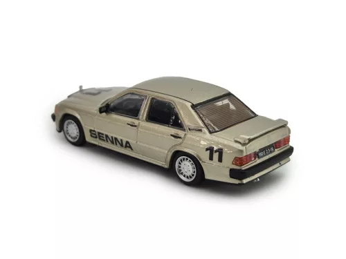 Mercedes Benz 190E 2.3 16V (1984) - #11 Ayrton Senna - Tarmac - 1:64 1/64 model mașină