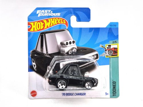 Hot Wheels ’70 Dodge Charger - Fast & Furious - Tooned 2/5 - 153/250 - Hot Wheels - 1:64 model auto