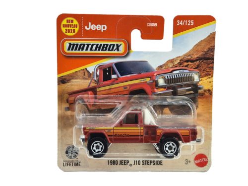 Jeep J10 Stepside (1980) - 34/125 - Matchbox - 1:64 model auto