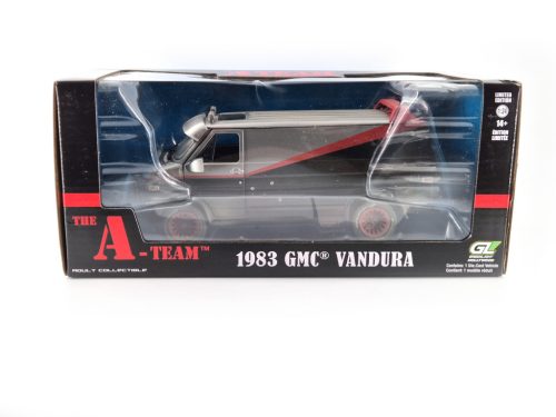 GMC Vandura (1983) - The A-Team - battle damaged (mud / bullet holes) - Greenlight - 1:24