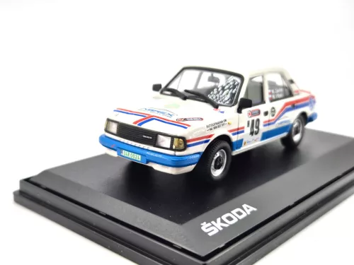 Škoda 120L (1984) - Barum Rally Zlín Historic 2021 #49 - Zavřel - Vtípil - Abrex - 1:43 model auto