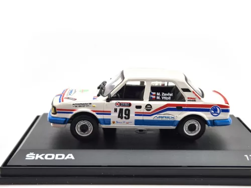 Škoda 120L (1984) - Barum Rally Zlín Historic 2021 #49 - Zavřel - Vtípil - Abrex - 1:43 model auto