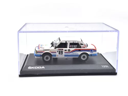 Škoda 120L (1984) - Barum Rally Zlín Historic 2021 #49 - Zavřel - Vtípil - Abrex - 1:43 model auto