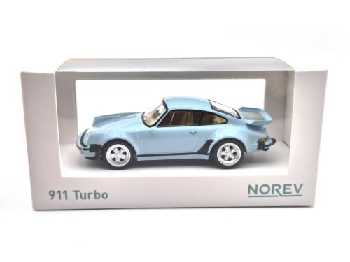 Porsche 911 930 3.0 Turbo Coupe - albastru deschis - Norev - 1:43 model auto