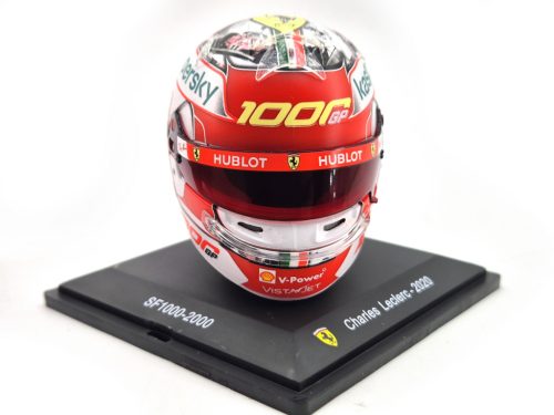 Cască - Charles Leclerc (2020) - Ferrari 1000th GP - Toscana GP - Edicola - 1:5 model cască