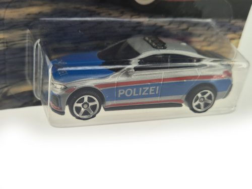 BMW i4 Police sedan Berline - mașină de poliție - Matchbox - 1:64 model auto