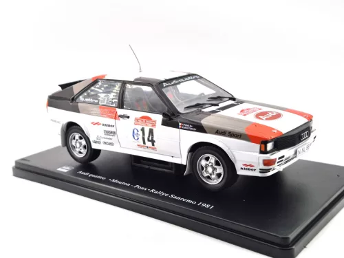 Audi Quattro A1 #14 (1981) - San Remo Rally - Michele Mouton - Fabrizia Pons - Edicola - 1:24