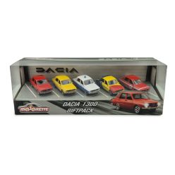   Dacia 1300 - set 5 piese - Dacia 1300 giftpack - dioramă - Majorette - 1:64 model set