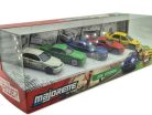 JDM Legends - set 5 piese - Honda Civic Type R (EK9) - Nissan Cefiro (A31) - Nissan Skyline GT-R (R34) - Toyota Supra JZA80 - Mitsubishi Lancer Evolution IX - Majorette - 1:64 model set