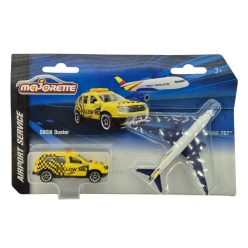   Set aeroport Dacia - Dacia Duster & Boeing 787 - Majorette - 1:64 model set