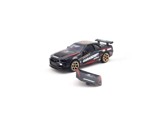 Nissan Skyline GT-R (R34) - GarasiDrift - Ziko Harnadi - Majorette - 1:64 model auto