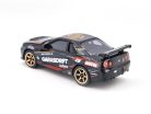 Nissan Skyline GT-R (R34) - GarasiDrift - Ziko Harnadi - Majorette - 1:64 model auto