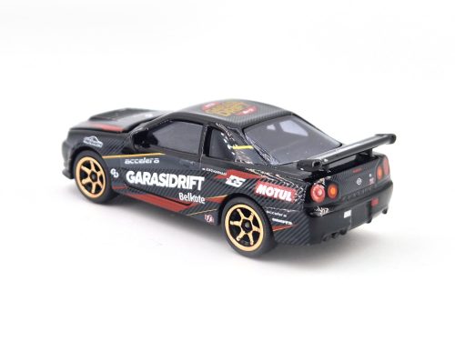 Nissan Skyline GT-R (R34) - GarasiDrift - Ziko Harnadi - Majorette - 1:64 model auto