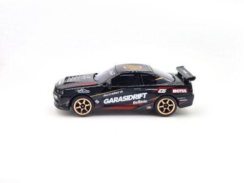 Nissan Skyline GT-R (R34) - GarasiDrift - Ziko Harnadi - Majorette - 1:64 model auto