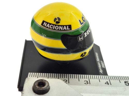 Cască - Ayrton Senna (1987) - Minichamps - 1:10 model cască