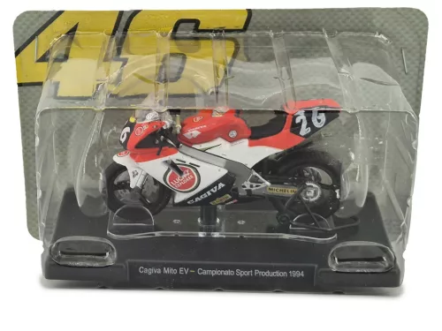 MotoGP - Cagiva Mito EV #26 (1994) - Valentino Rossi - Edicola - 1:18 model moto