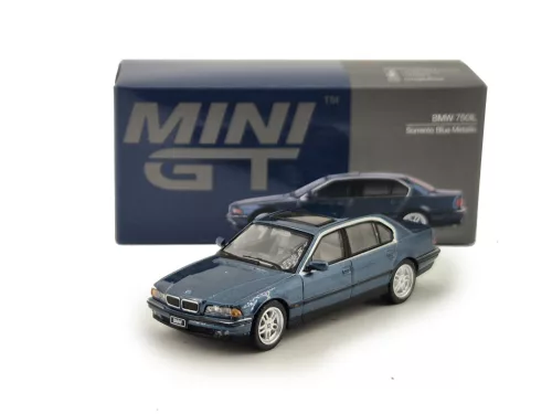 BMW E38 750iL (1998) - Mini GT - 1:64 model auto 